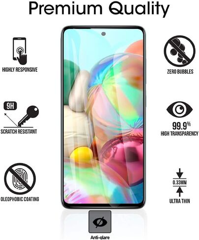 LYWHL 2 Pack for Samsung Galaxy S25 Ultra Privacy Screen Protector, Purple Anti-Spy Private Film[Not Glass] [Like Original Fingerprint Unlock], Anti-Blue Light, Sensitive Touch, Case Friendly in Kuwait