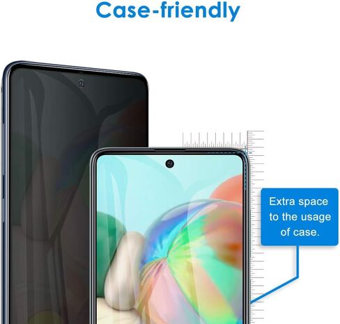LYWHL 2 Pack for Samsung Galaxy S25 Ultra Privacy Screen Protector, Purple Anti-Spy Private Film[Not Glass] [Like Original Fingerprint Unlock], Anti-Blue Light, Sensitive Touch, Case Friendly in Kuwait