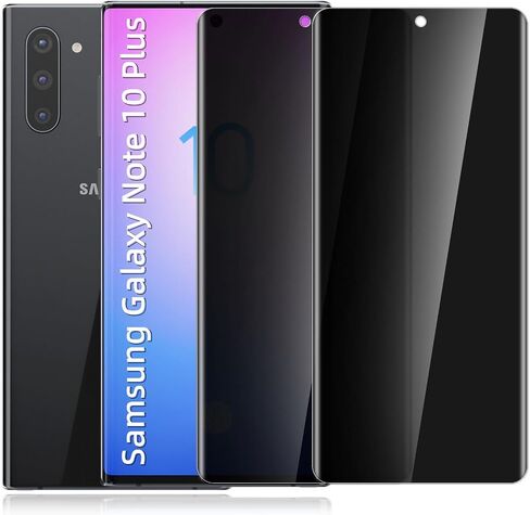 (2 Pack Privacy Screen Protector For Samsung Galaxy Note 20 ultra 6.9 Inch (Support Fingerprint unlock) Anti-Spy 9H Full Edge Coverage Tempered Glass Film Black in Saudi Arabia