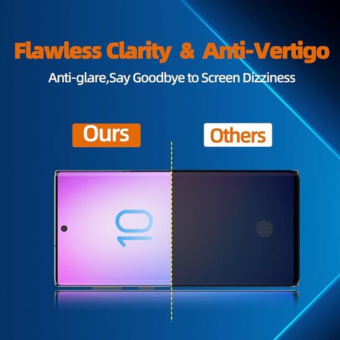 (2 Pack Privacy Screen Protector For Samsung Galaxy Note 20 ultra 6.9 Inch (Support Fingerprint unlock) Anti-Spy 9H Full Edge Coverage Tempered Glass Film Black in Saudi Arabia