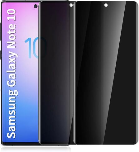 (2 Pack Privacy Screen Protector For Samsung Galaxy Note 20 ultra 6.9 Inch (Support Fingerprint unlock) Anti-Spy 9H Full Edge Coverage Tempered Glass Film Black in Saudi Arabia