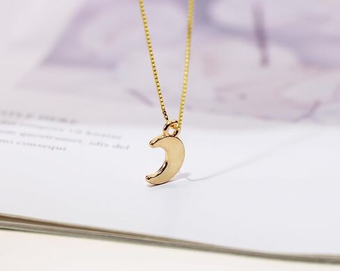 Small Moon Charms Metal Vintage Pendant Charm Bead for Bracelet Earring Necklace Keychain Jewelry Making Cards Tags Crafting Supplies, 50PCS in Kuwait