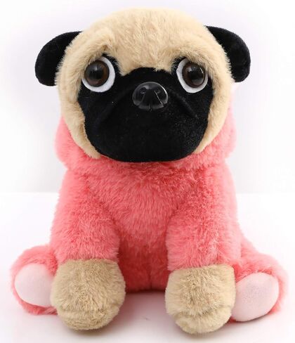 PUG UNICORN محشو بالحيوان كلب الصلصال يرتدي زي أزياء يونيكورن بوج يرتدي ملابس جميلة مضحك أحادي القرن للألعاب in Kuwait