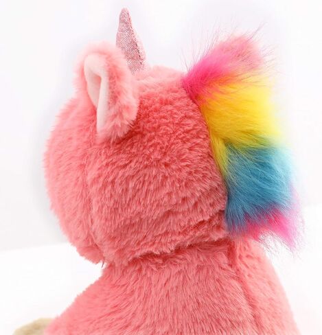 PUG UNICORN محشو بالحيوان كلب الصلصال يرتدي زي أزياء يونيكورن بوج يرتدي ملابس جميلة مضحك أحادي القرن للألعاب in Kuwait