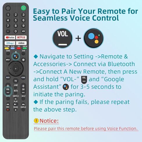 for Samsung TV Remote, BN59-01385B Solar Voice Remote Replacement with 4 Shortcut Buttons, Compatible with Samsung Smart TVs 2021 2022 2023 4k 8K Ultra HD Neo QLED, The Frame and Crystal UHD Series in Saudi Arabia