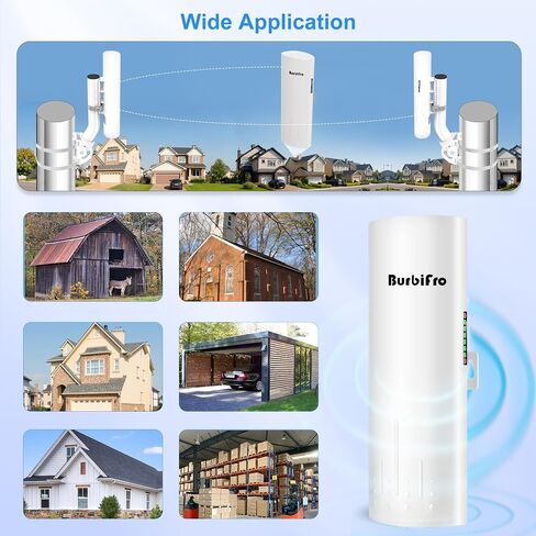 Point to Multipoint Outdoor Starlink Internet Long Range Wireless Bridge for Starlink Gen 3 Router, Starlink WiFi Extender, IP65 Waterproof, 5.8GHz 100Mbps 3 KM with 16dBi High Gain Antenna(3Pack) in Kuwait