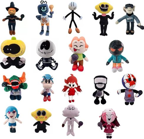 Friday Night Funkin Plush Toy Cute FNF Plushies for Kids Henry Stickman Toys, Stickman Figures10 in (Stickman) in Saudi Arabia