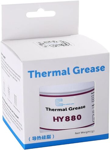 HY700-100g CPU Thermal Heatsink Grease Paste Compound Thermal Conductivity: >3.14W/m-k Carbon Based High Performance for CPU PC GPU PS5-100 Grams in Saudi Arabia