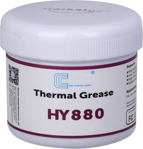 HY700-100g CPU Thermal Heatsink Grease Paste Compound Thermal Conductivity: >3.14W/m-k Carbon Based High Performance for CPU PC GPU PS5-100 Grams in Saudi Arabia
