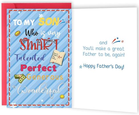 Father’s Day Gifts for Son in Law, Son in Law Father's Day Card form Father-in-law and Mother-in-law, Perfect Ideas Gifts for Men or Him on Father's Day in Kuwait