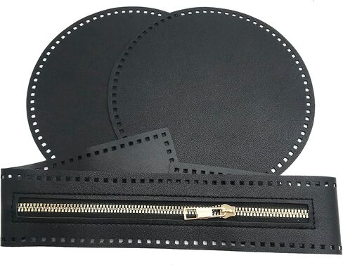 YCCOOGH 3pcs DIY PU Leather Bag Making Kit,Bag Bottom and Zipper, Handmade Wallet Craft Supplies, Art & Craft Jewelry Accessories J101 in Kuwait