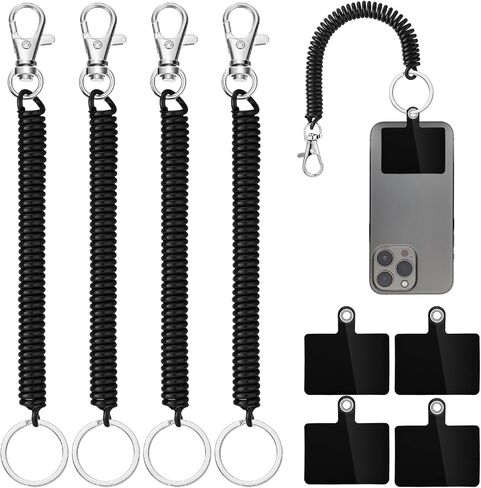 Konohan 4 Sets Phone Lanyard Tether with Patch in Kuwait