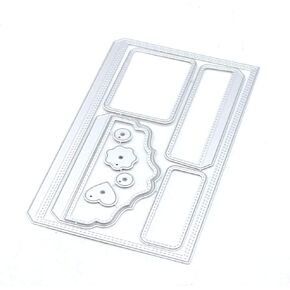 Kscraft Mini Slimline Envelope قطع المعادن يموت Stency ل DIY قصاصات الكتب/ألبوم الصور الزخرفية البطاقات الورقية DIY