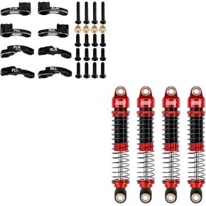 شفرات Flex Flex Flex Linbara RC وصدمات 59 مم لـ TRX4M 1/18 RC Crawler Upgrade