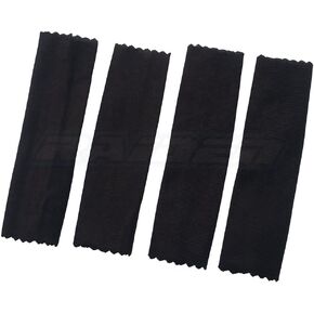 Damper Shock Sleeve Dust Snow Dirt Resist Cover for Traxxas 1/8 Sledge - Black 4pcs