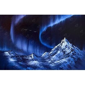 مجموعة طلاء الماس الأحمر الكبير من DIAMOND ART CLUB، حرف يدوية ممتعة للبالغين، قماش فني دائري للمبتدئين، 9 بوصة × 9 بوصة (22.8 سم × 22.8 سم)
