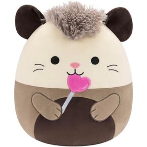 Squishmallows 2025 الأصلي فرقة عيد الحب 8 بوصات - لعبة حيوانية ناعمة ومصنعة محشو - أضف إلى فريقك - هدية للأطفال والفتيات والفتيان (Luanne the Opossum Lollipop)