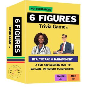 Healthcare & Management, A Trivia Game About Different Careers and Occupation, A Family and Friends Trivia Game, The Perfect Game for High School Seniors and Career Counselors
