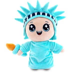 Liberty Statue Plush 9.8in, Lady Liberty Figurine Plushie for Adults and Kids, Plush Statue of Liberty - Unique Patriotic Decor Plushie for 4th of July, Birthdays, Special Day