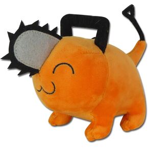 Great Eastern Entertainment Chainsaw Man - Pochita Smile مع عيون مغلقة Plush 4 "H