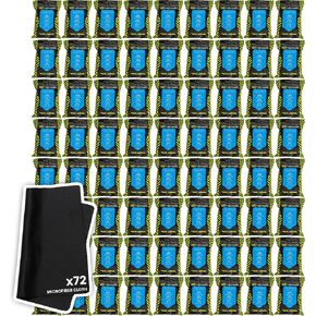 Fortress Electronic Wipes (25 ct.) To-Go Tech Wipes for Screens, Phones, Keyboards, TV Monitors, Computer Screens, and More [Travel Size] Skin-Safe Screen Cleaner Wipes, Electronic Wipes in Kuwait