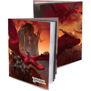 Ultra PRO - Dungeons & Dragons Shadow of the Dragon Queen Character Folio - Organize & Store your Notes, Character Sheets, & Spell cards Includes Two 9 Pocket Page for Standard Size Cards