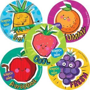 Smilemakers Fruity Scratch 'n Sniff Stickers 75 pack
