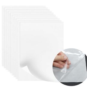Iron on Adhesive Patch, 10 Sheets Double Sided Iron On Adhesive Patch for Fabric Applique, Medium Weight Fusible Interfacing, Stitch Witchery Fusible Bonding Web for Fabric for DIY Crafts