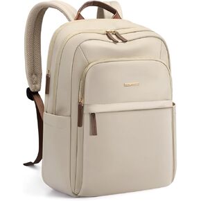 Travel Backpack for Women Personal Carry On Bag Business Weekender Hiking Multilayer Laptop Bag,16 Inch,Apricot