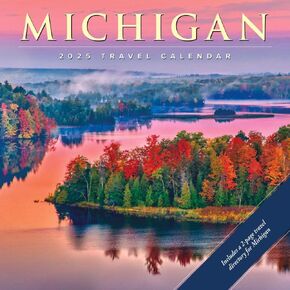 Willow Creek Press ، Michigan Travel and Events 2025 Wall Calendar