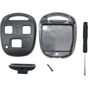 Replacement Key Fob Shell Case Fit for Lexus ES GS GX IS LS LX RX SC IS300 IS330 ES300 ES330 RX300 RX330 RX350 LX470 GS300 GS400 GS430 GX470 RX400h SC430 Keyless Entry Remote Car Key Fob Cover