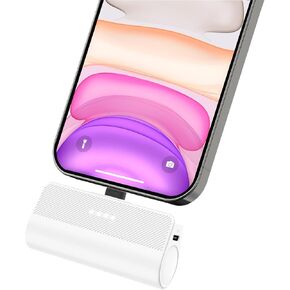 Portable Charger for iPhone,3500mAh Ultra-Compact Small Power Bank Compatible with iPhone 6/7/8/SE/11/XR/12/12 Pro Max/13/13 Pro Max/14/14 Pro Max/14 Plus Series（Pink）