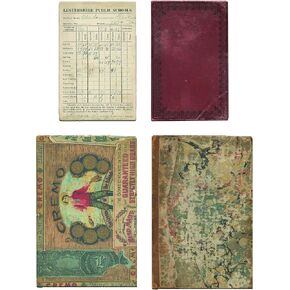 Baseboards - Salvaged by Tim Holtz Idea-ology, Two - 3 x 5 Inches and Two - 4 x 6 Inches, 4 Baseboards (TH93556)