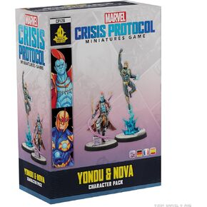 Marvel: Protocol Crisis Protocol Nova & Yondu Pack - قم بتوسيع نطاق الأوصياء على فريق Galaxy! لعبة الأبطال الخارقين على الطاولة ، تتراوح أعمارهم بين 14+ ، لاعبان ، 90 دقيقة من اللعب