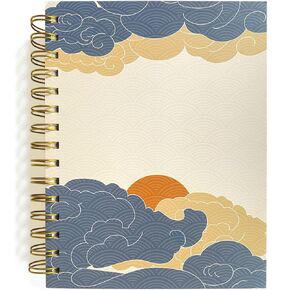 Paper House Productions Zen Sky 8 "Hardcover Spiral Bound Notebook Journal