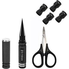 Metal RC Gody Shell Mount Mount Locator Locator و Universal 0-14mm RC REAMER HOLE PUCHER مع مجموعة تدريبات أداة مقصات منحنية