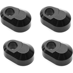 Aluminum Hinge Pin Retainer Toy Accessories Compatible with Traxxas X-Maxx 6S 8S XRT RC Model Car (Black)