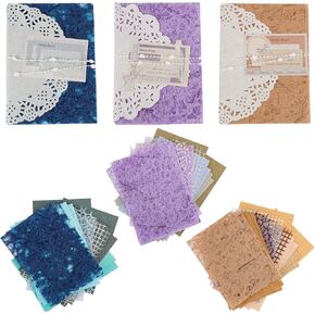 Framendino ، 48 Pack Handmade Scrapbook Paper Set Journaling Supplies 3.9 × 5.5 بوصة لبطاقات الفن صنع حرفة DYI