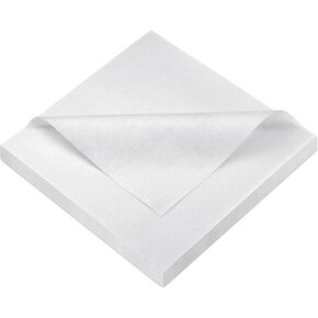 ZMAAGG 10 x 10inch White Iron-On Non-Woven Fusible Interfacing,Medium Weight Interfacing, Polyester Single-Sided Interfacing for Quilting and DIY Crafts