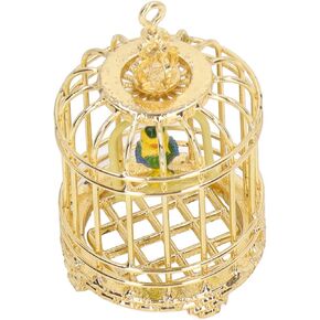 VBESTLIFE MINIATURE BIRD CAGE ، 1:12 DOLLHOUSE WEAR DOLED DOLLEHT DOLLHOUP
