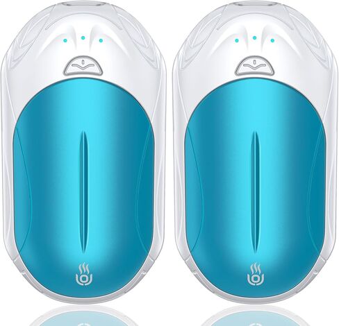 AI Hand Warmers Rechargeable, 2 Packs 6000mAh Portable Pocket Warmer, 20Hrs Long Heating Electric Hand Warmers, Suitable Outdoor Sports, Camping, Hunting, Golf, Warm Gifts Christmas, Men,Women in Saudi Arabia
