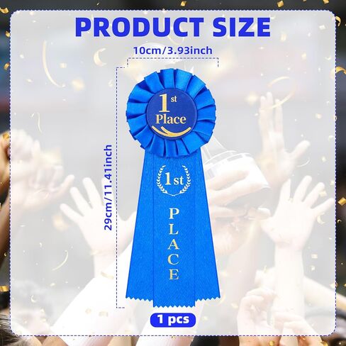 أشرطة جوائز ، أشرطة المركز الأول ، شريط جائزة Blue First Award ، فوز Victory Ribbon ، جائزة Honorable Condition Award لمسابقات الفصول الدراسية للميدالية عرض المواهب الرياضية in Kuwait