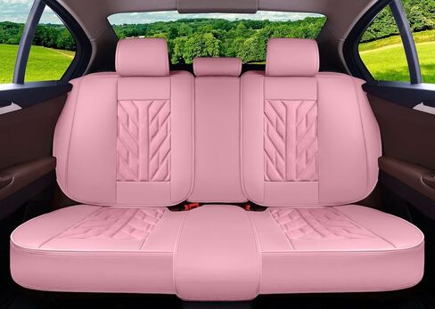 MM01 Seat Covers 5-Seater Full Set Suitable for Most Cars,Cars,SUV, Pickup Ttrucks, Airbags CompatibleCar Seat Cushion Protectors (Black) in Kuwait
