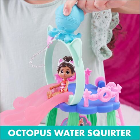 Gabby’s Dollhouse, Purr-ific Pool Playset with Gabby and MerCat Figures, Colour-Changing Mermaid Tails and Pool Accessories Kids’ Toys for Ages 3 and Up in Saudi Arabia