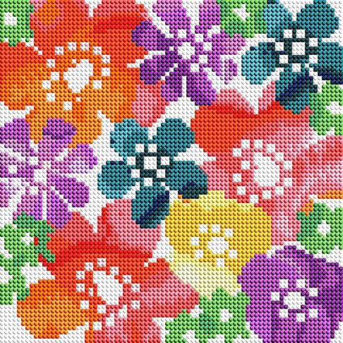 DIAMOND ART CLUB Big Red Diamond Painting Kit, Fun DIY Crafts for Adults, Round Diamond Art Canvas for Beginners, 9" x 9" (22.8cm x 22.8cm) in Saudi Arabia