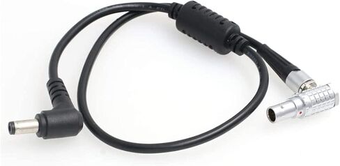 SZRMCC 2 Pin Male to DC2.5mm Right Angle Plug Coiled Power Cable for Teradek Bond Bolt Pro 300 Cube SmallHD Z CAM E2 F6 S6 Camera Monitor in Saudi Arabia