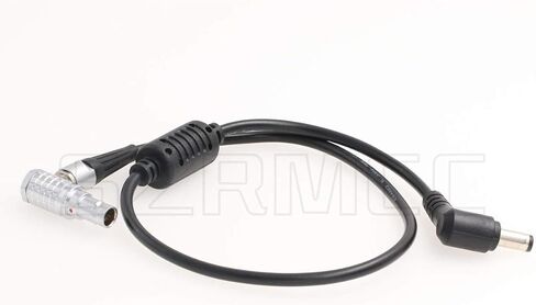 SZRMCC 2 Pin Male to DC2.5mm Right Angle Plug Coiled Power Cable for Teradek Bond Bolt Pro 300 Cube SmallHD Z CAM E2 F6 S6 Camera Monitor in Saudi Arabia