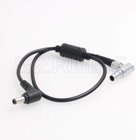 SZRMCC 2 Pin Male to DC2.5mm Right Angle Plug Coiled Power Cable for Teradek Bond Bolt Pro 300 Cube SmallHD Z CAM E2 F6 S6 Camera Monitor in Saudi Arabia