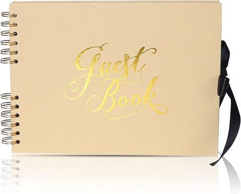 دفتر ضيوف حفل زفاف بولارويد ، 11.5 × 8.5 بوصة ، 80 صفحة زوار فارغة في جنازة ، دش الطفل ، عيد ميلاد ، دش الزفاف ، حفلة التخرج ، الذكرى الخمسين in Kuwait