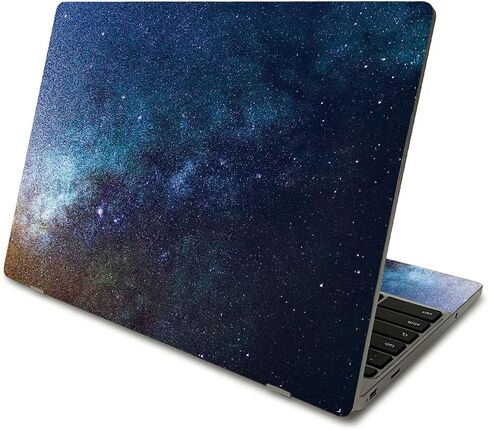 MightySkins Skin Compatible with Samsung Chromebook 4 (2021) 11.6" - Night Sky | Protective, Durable, and Unique Vinyl Decal wrap Cover | Easy to Apply, Remove, and Change Styles | Made in The USA in Kuwait